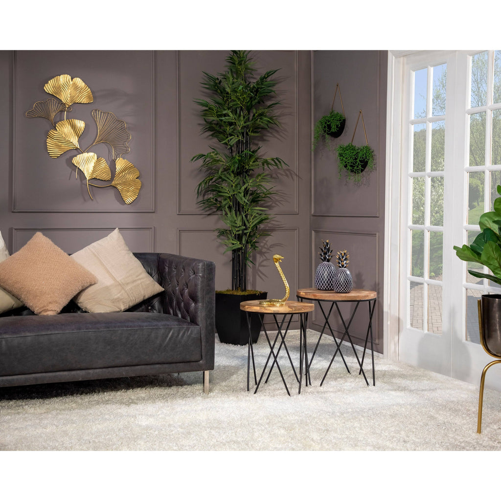 Gold Metal Petal Wall Decor J9453