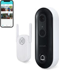 WiFi Video Doorbell Camera with Chime Motion Detection, Night Vision, 2-Way Audio I707859