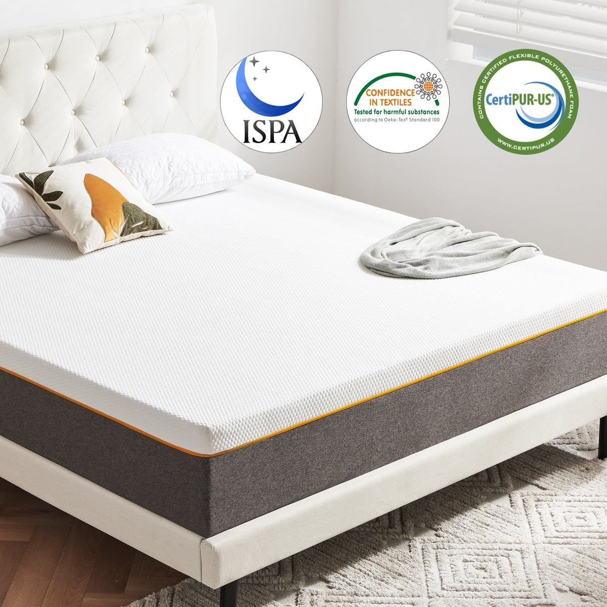 Queen 10 Gel Memory Foam Mattress Q3904