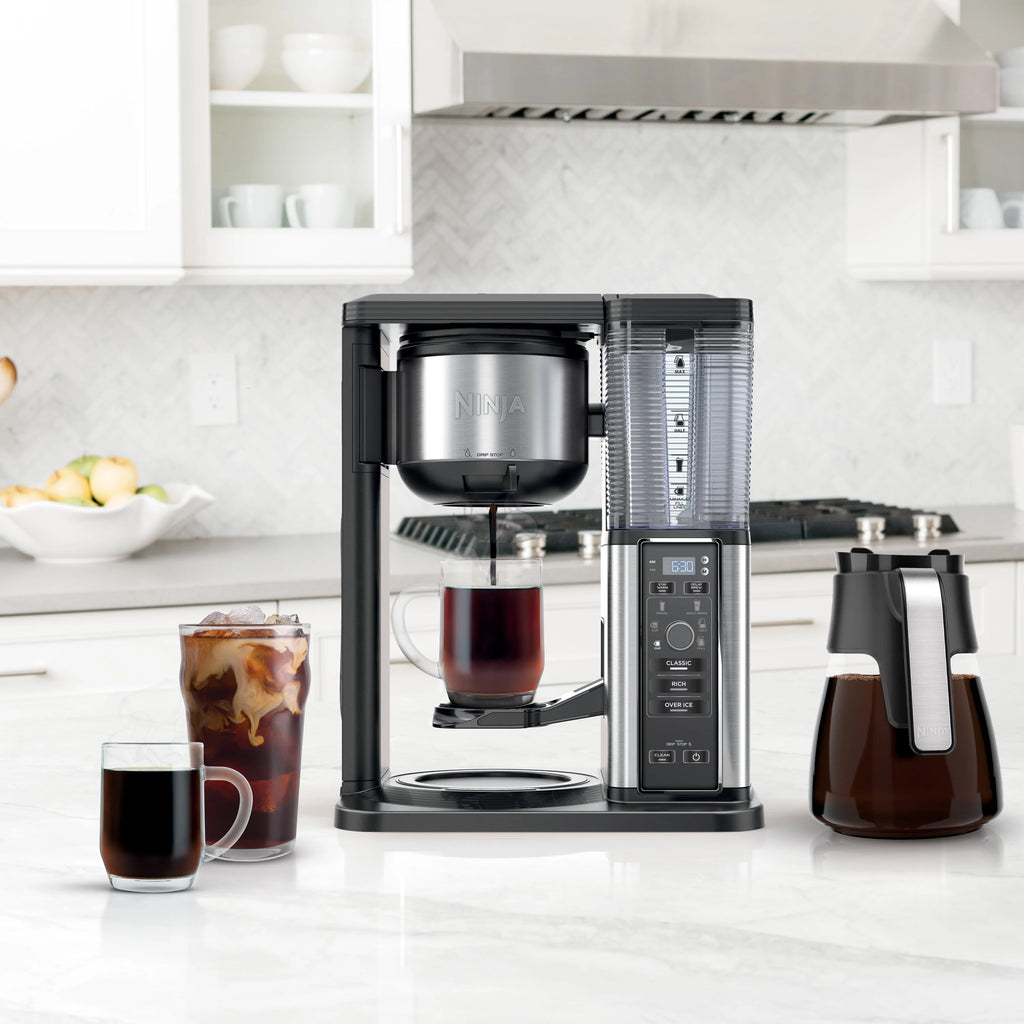 Single Serve Coffee Maker with Glass Carafe P92046