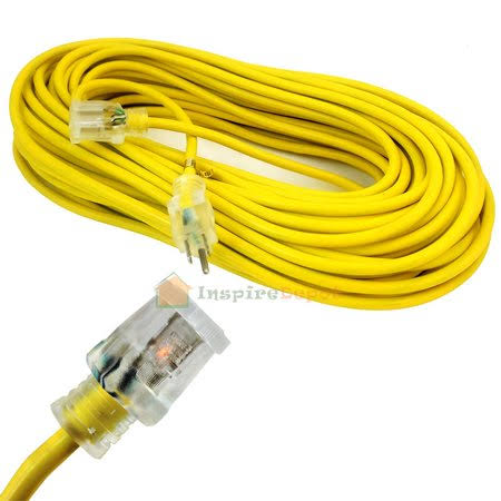 10 Gauge Electric Extension Cord 3 Prong Power Cable Y111954