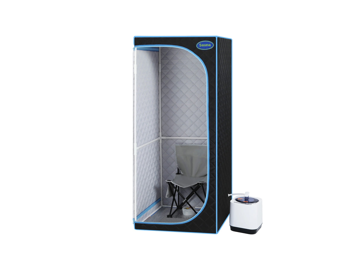 Portable Full Body Steam Sauna Tent with Folding Chair Y5760