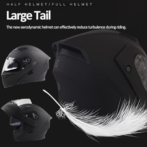 Full Face Flip up Bluetooth Motorcycle Helmet with Dual Speaker V382
