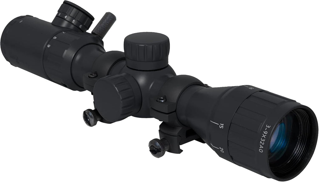 3-9x32 AO Rifle Scope with Illuminated Reticle P118