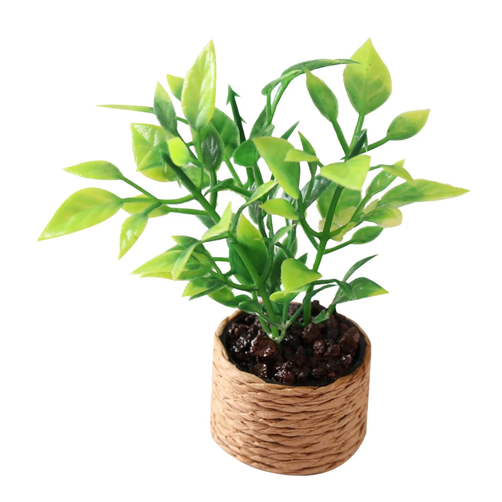 1:12 Scale Miniature Potted Plant Scenery Supplies R285
