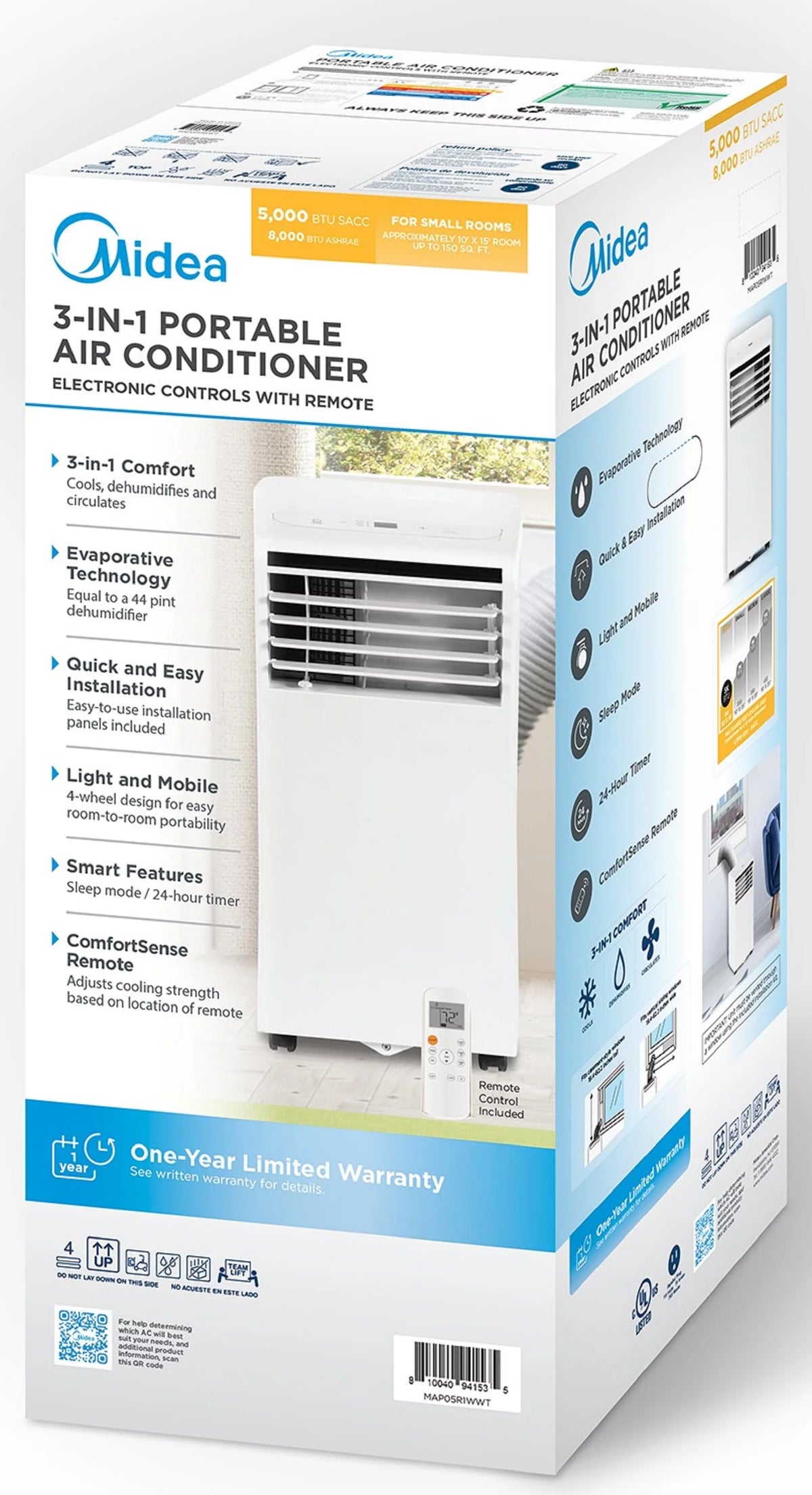 5,000 BTU Portable Air Conditioner S776