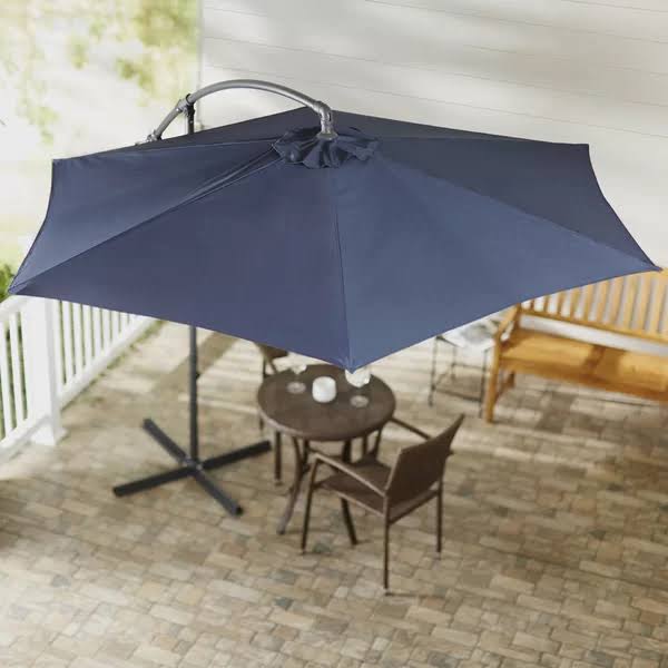 Navy Blue Cantilever Umbrella Z726731