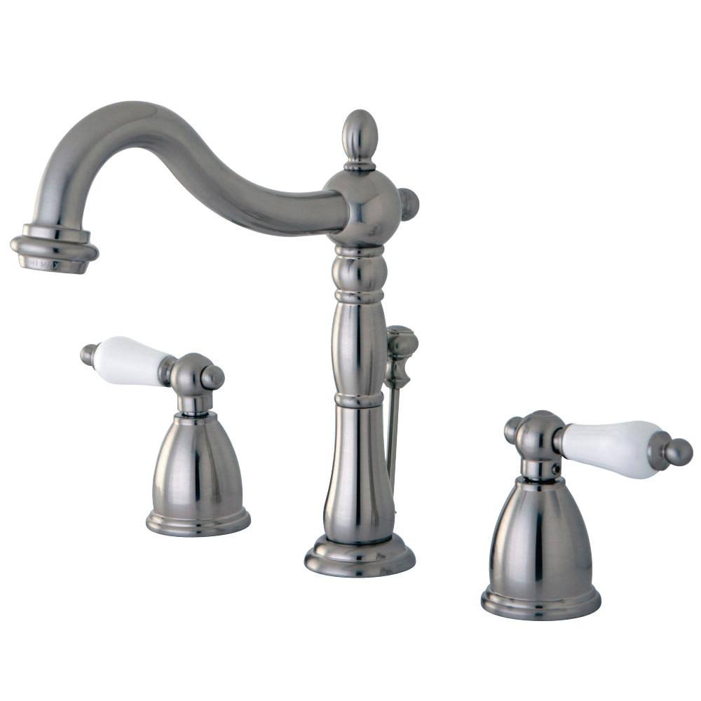 Antique Brass Widespread Bathroom Faucet E252913