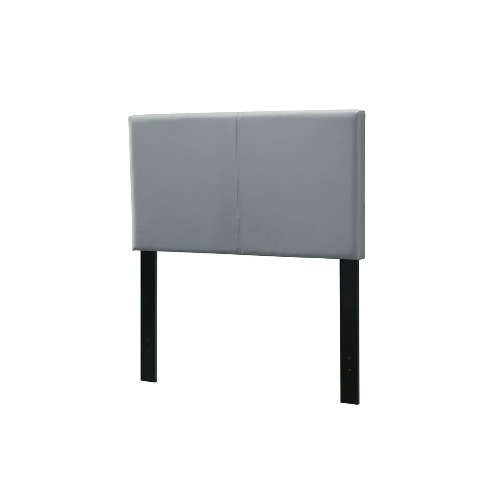 Grey Faux Leather Bed S583