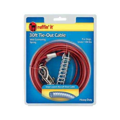 Cable Tie-Out with Cushioning Spring Heavy-Duty F557