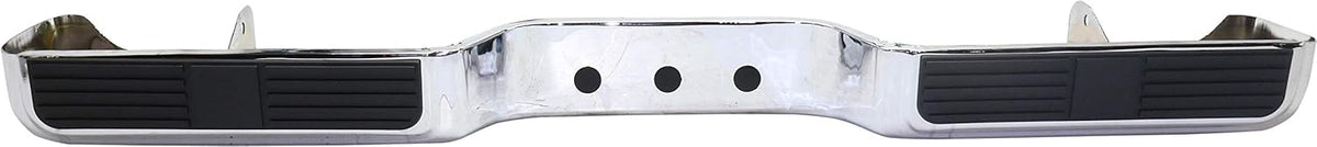 Chrome Step Bumper Face Bar with Step Pad V88754