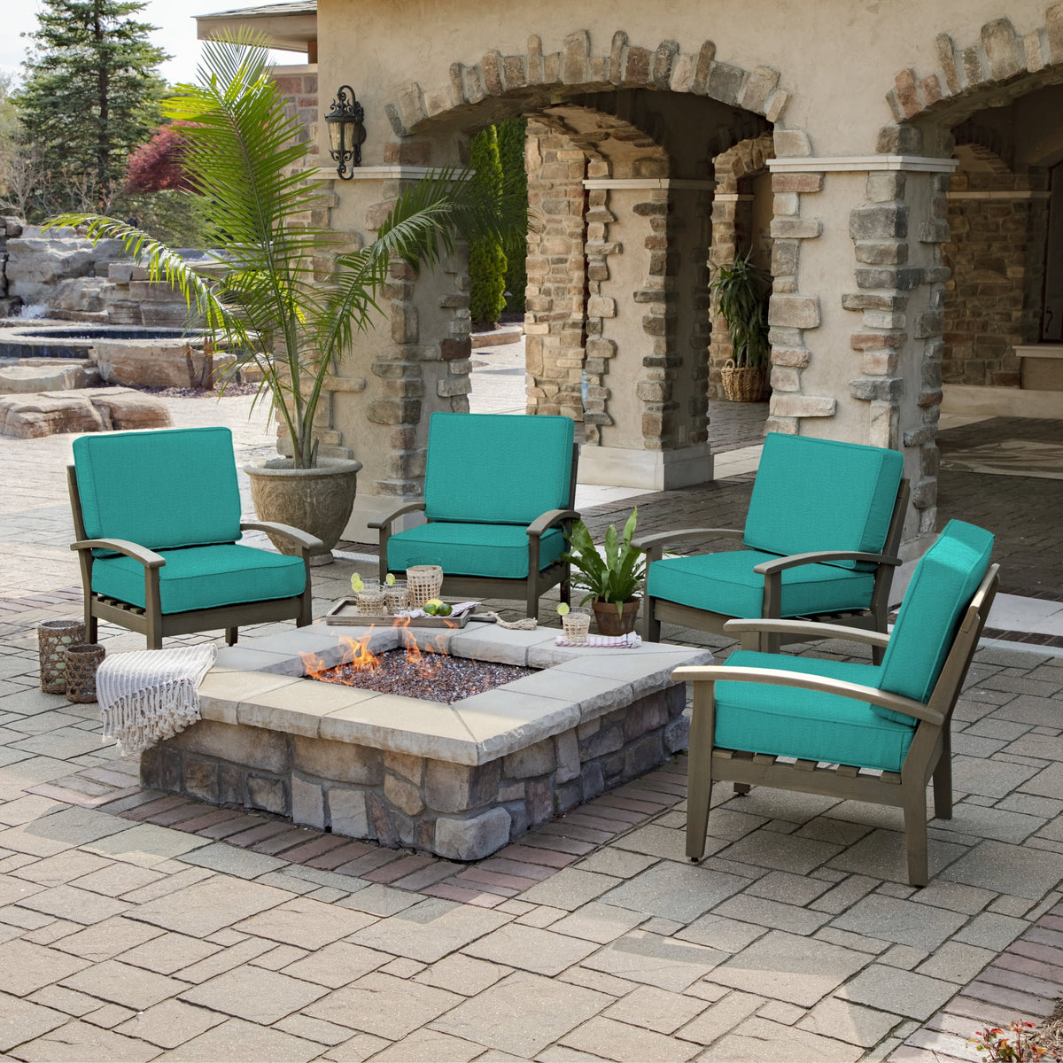 24 x 24 Outdoor Deep Seating Cushion Set R893600