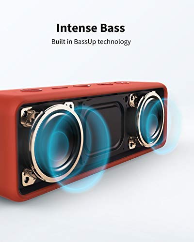 Portable Bluetooth Speaker with 12W Stereo Sound, IPX7 Waterproof, 24-Hour Playtime G7625