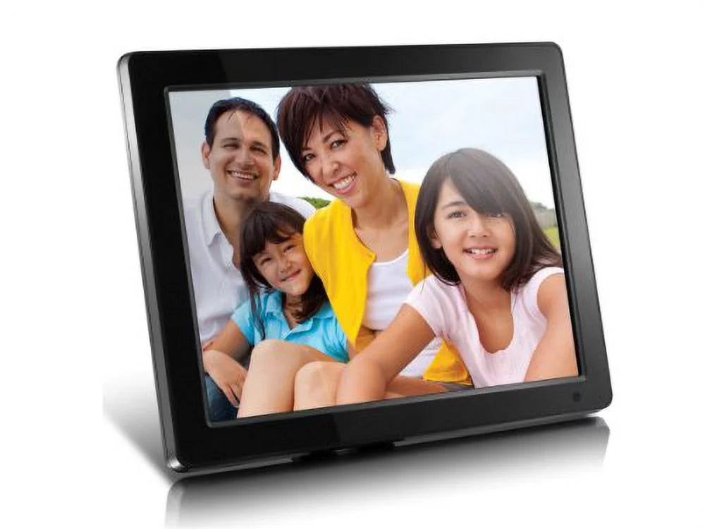 12" Hi-Res Digital Photo Frame with 4GB Memory and Remote, Black P238853