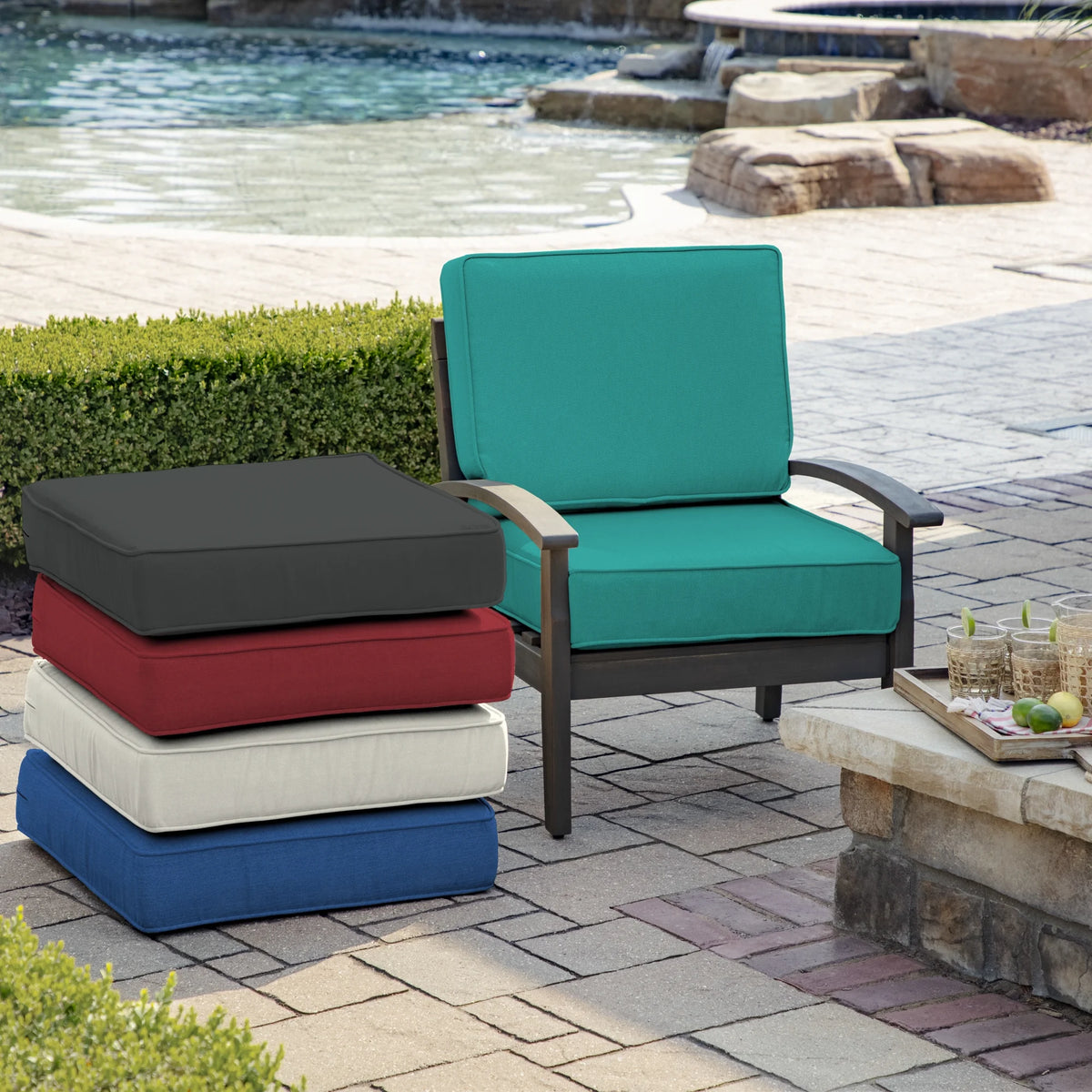 24 x 24 Outdoor Deep Seating Cushion Set R893600