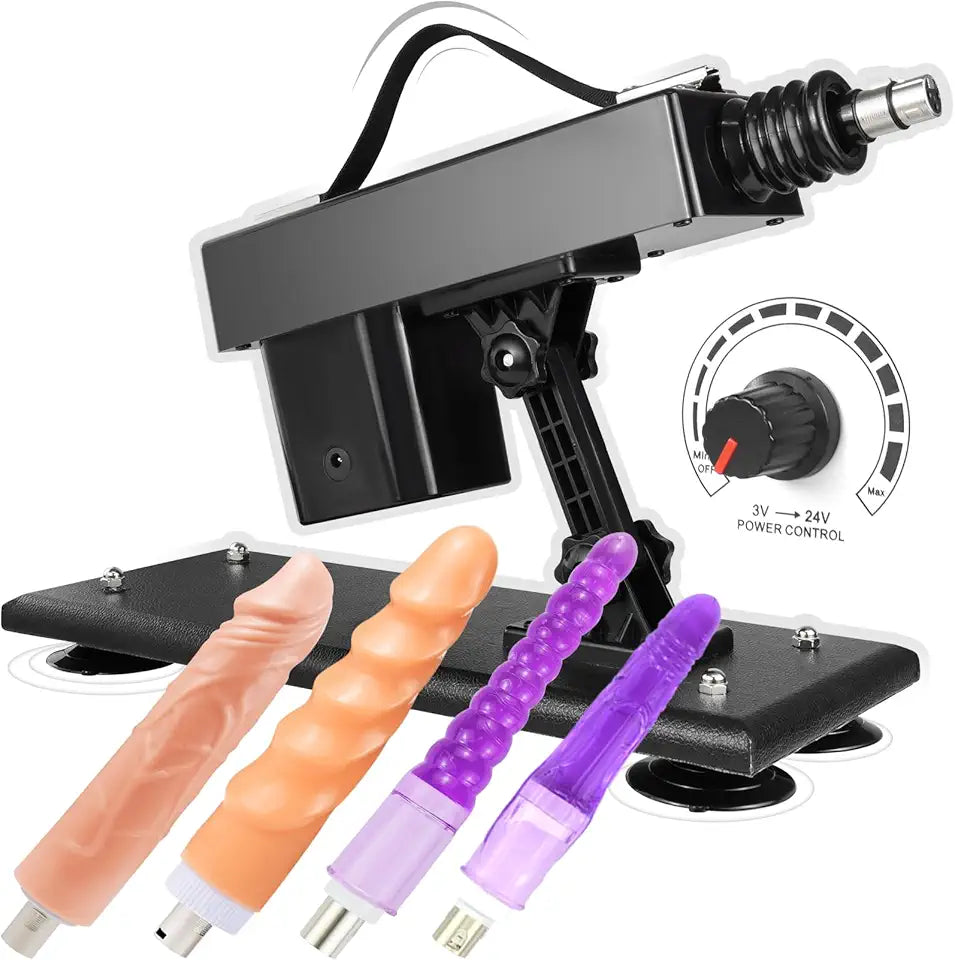 Automatic Thrusting Sex Machine Set with Anal Dildo Y547