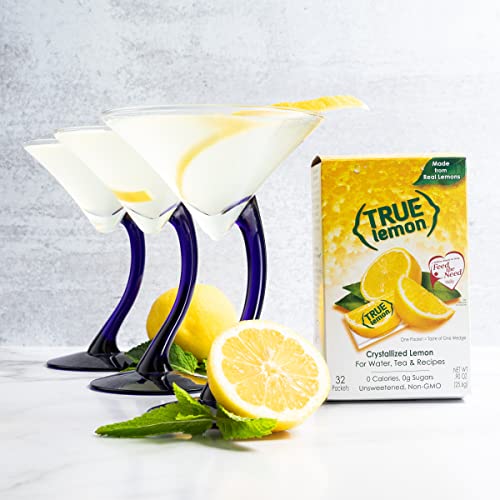 100 Count Sugar Free Lemon Flavoring Powder Packets V819505