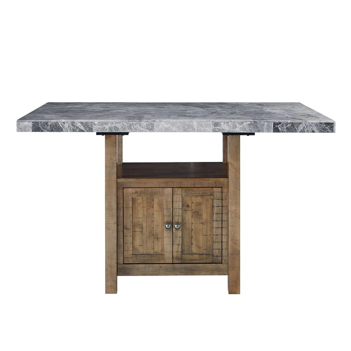 Gray Marble Counter 8-Piece Dining Set C21857