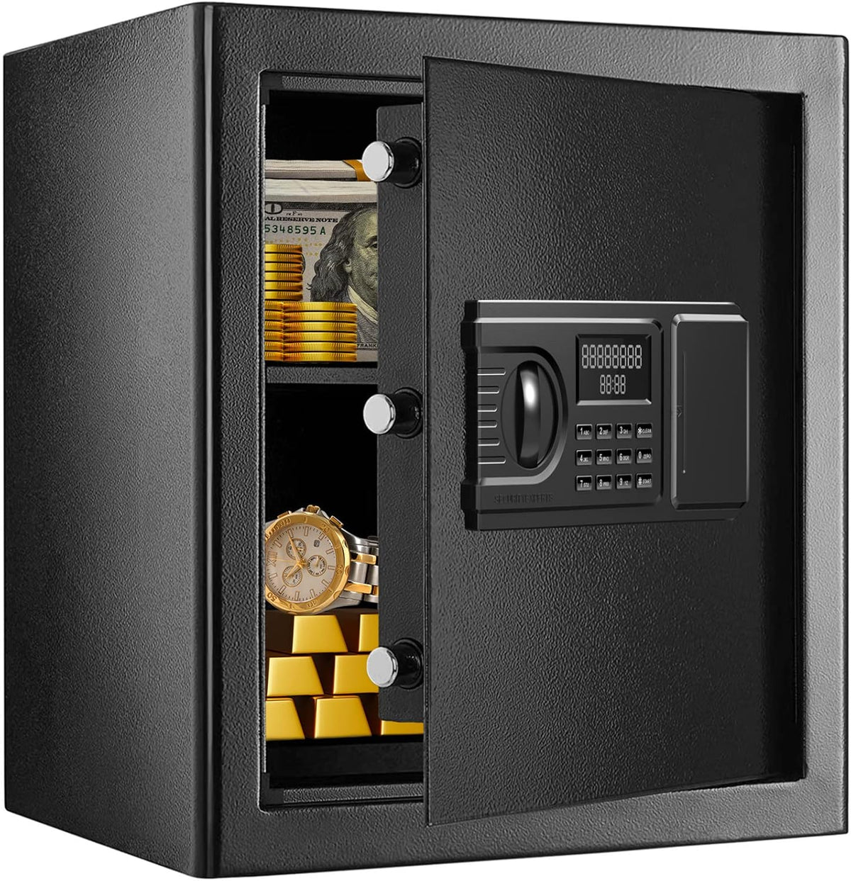 Small Steel Safe Box with LCD Digital Screen X39897