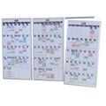 Magnetic Dry-Erase Whiteboard Planning Calendars Set of 3 D776