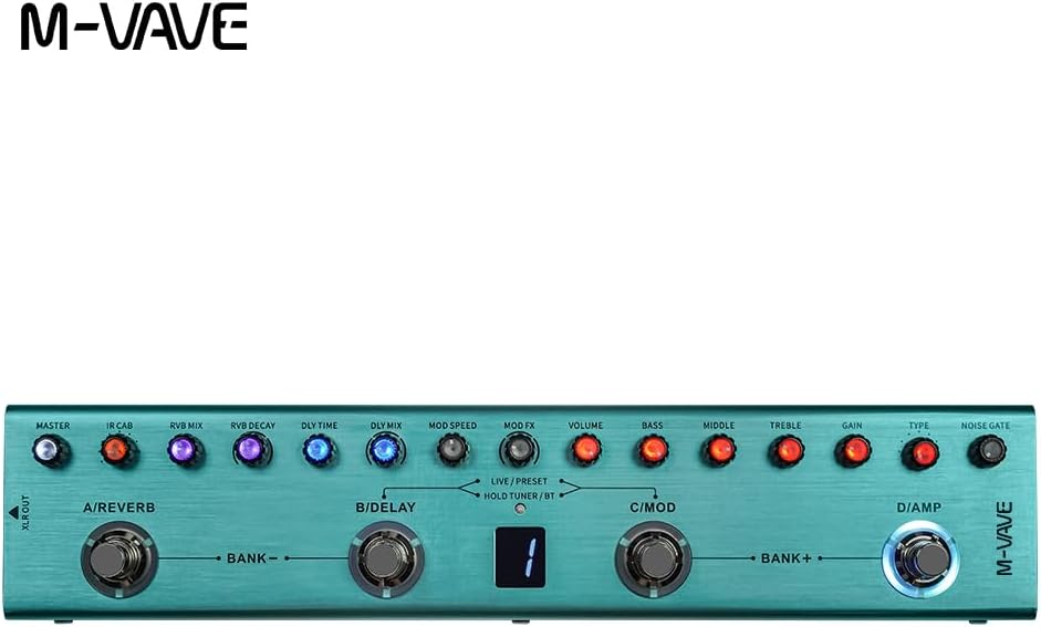 Multi Effects Guitar Pedal with 36 Editable Presets R947