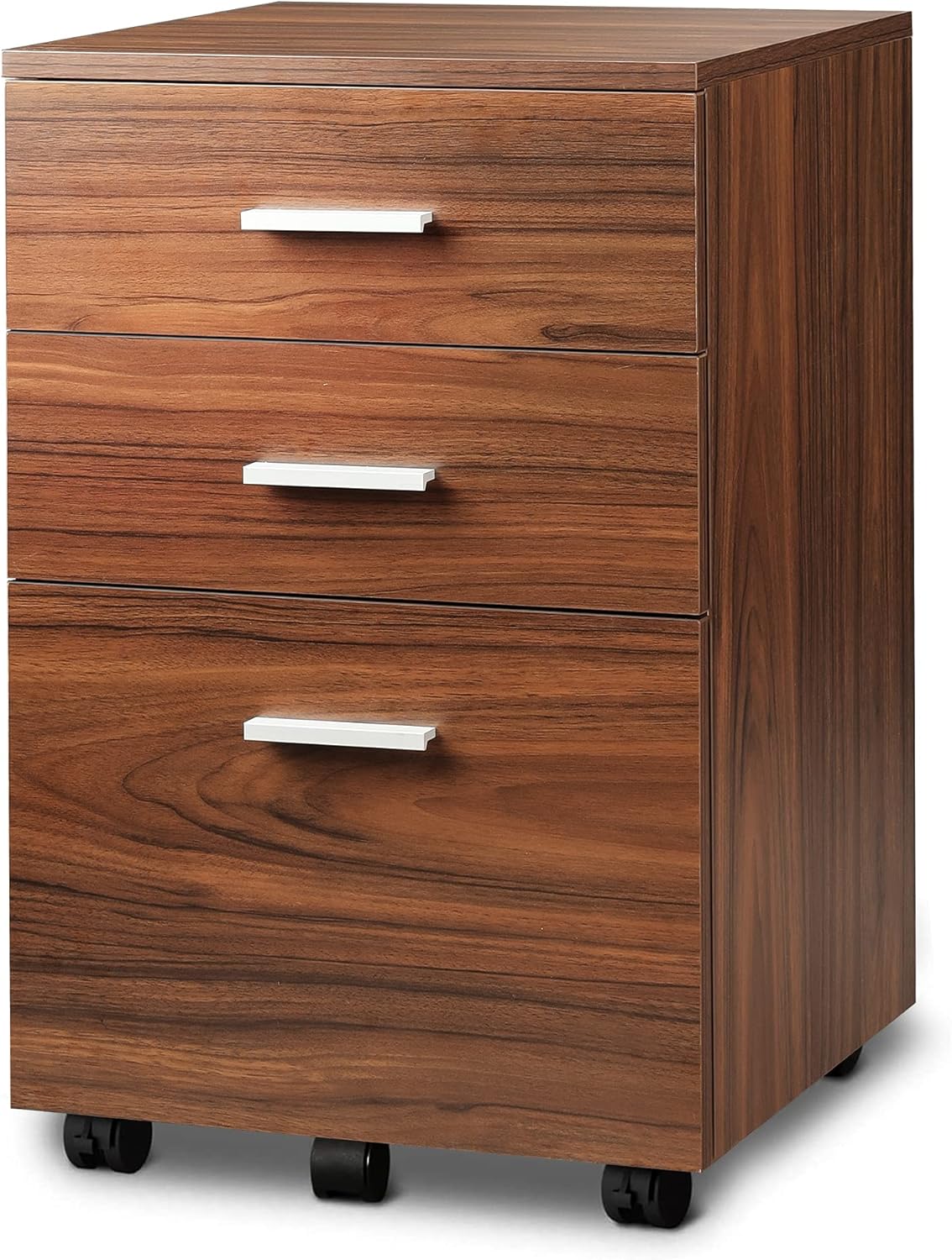 3 Drawer Wood Mobile File Cabinet B6606