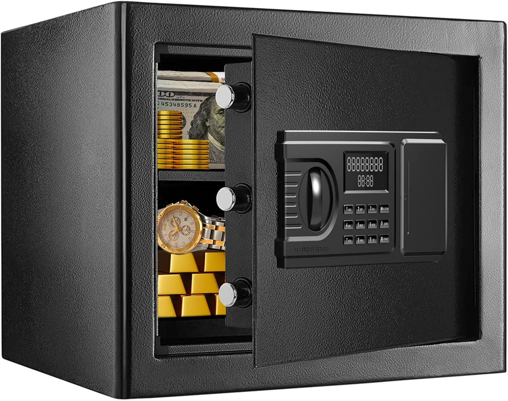 Small Steel Safe Box with LCD Digital Screen X39897