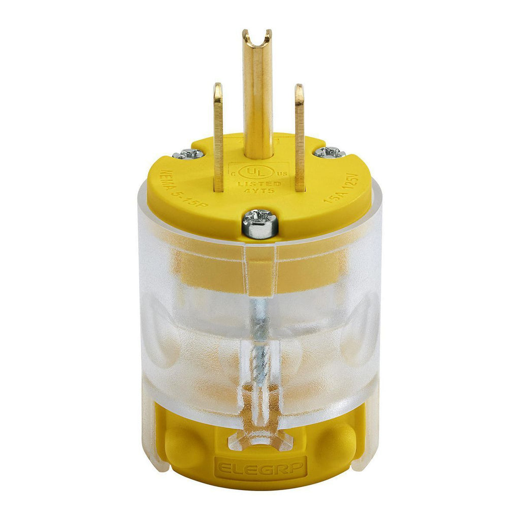 125V 15 Amp 12-18 AWG Male Plug O129