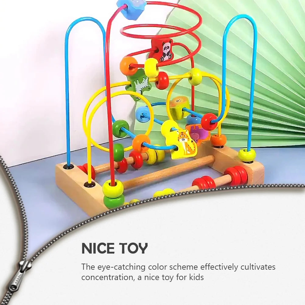 Wooden Beads Roller Montessori Toy X7700