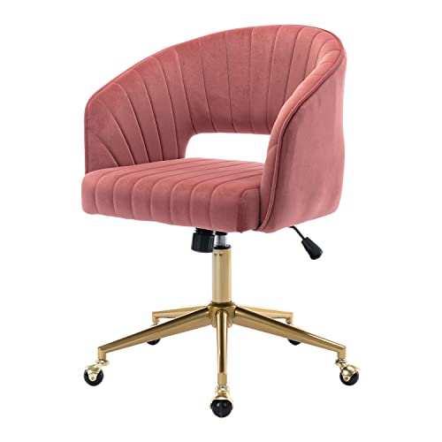 Velvet Ergonomic Upholstered Desk Chair D81119