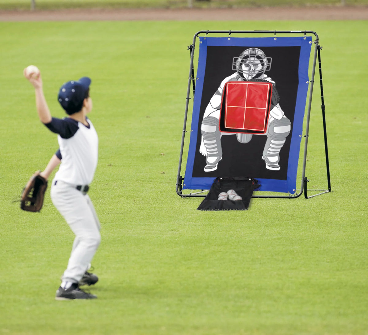 Baseball Pitching Target + Rebounder Net M22933