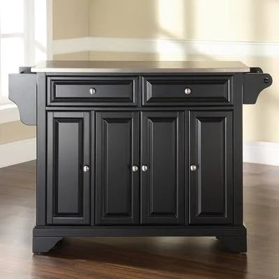 Kitchen Island with Stainless Steel Top H486718