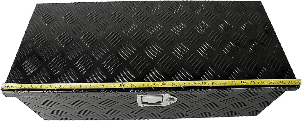 Black Aluminum Pick Up Truck Bed Tool Box with Lock Keys C31607