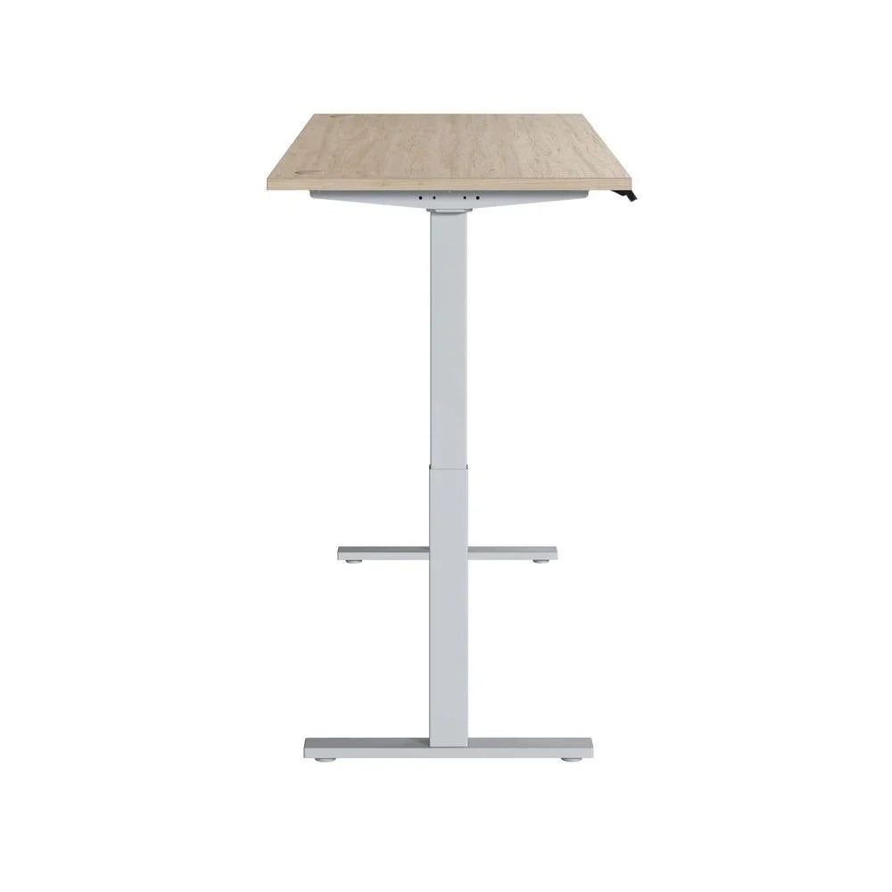 72W Adjustable Standing Desk in Natural Elm J19821