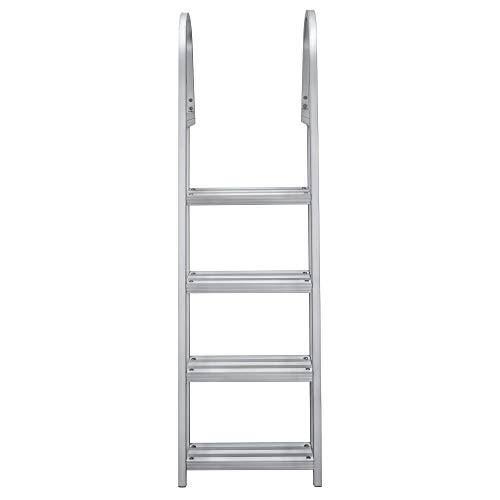 Heavy Duty Aluminum 4 Step Removable Boarding Ladder E241483