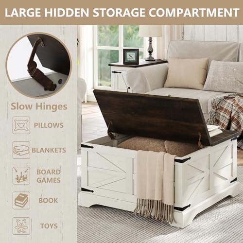 Black Lift Top Wood Coffee Table I537217