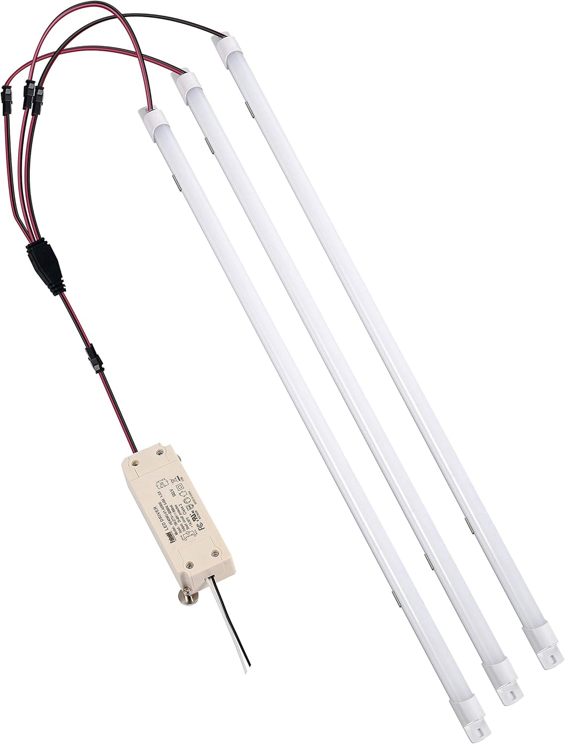 4 Pack LED Troffer 2x4 FT Retrofit Kit, 36W, 5000K Daylight White, 0-10V LED Driver H15133