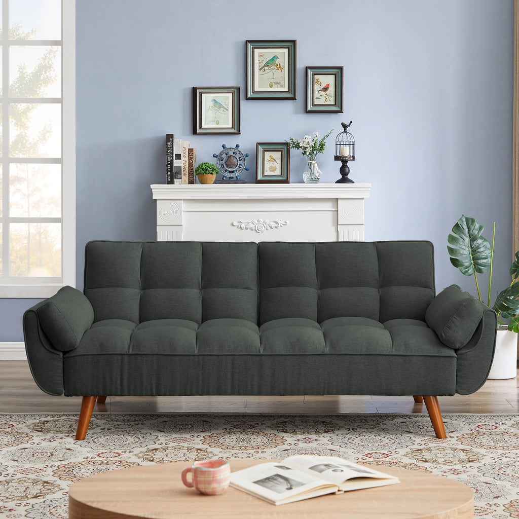 Linen Sofa Adjustable Backrest H903