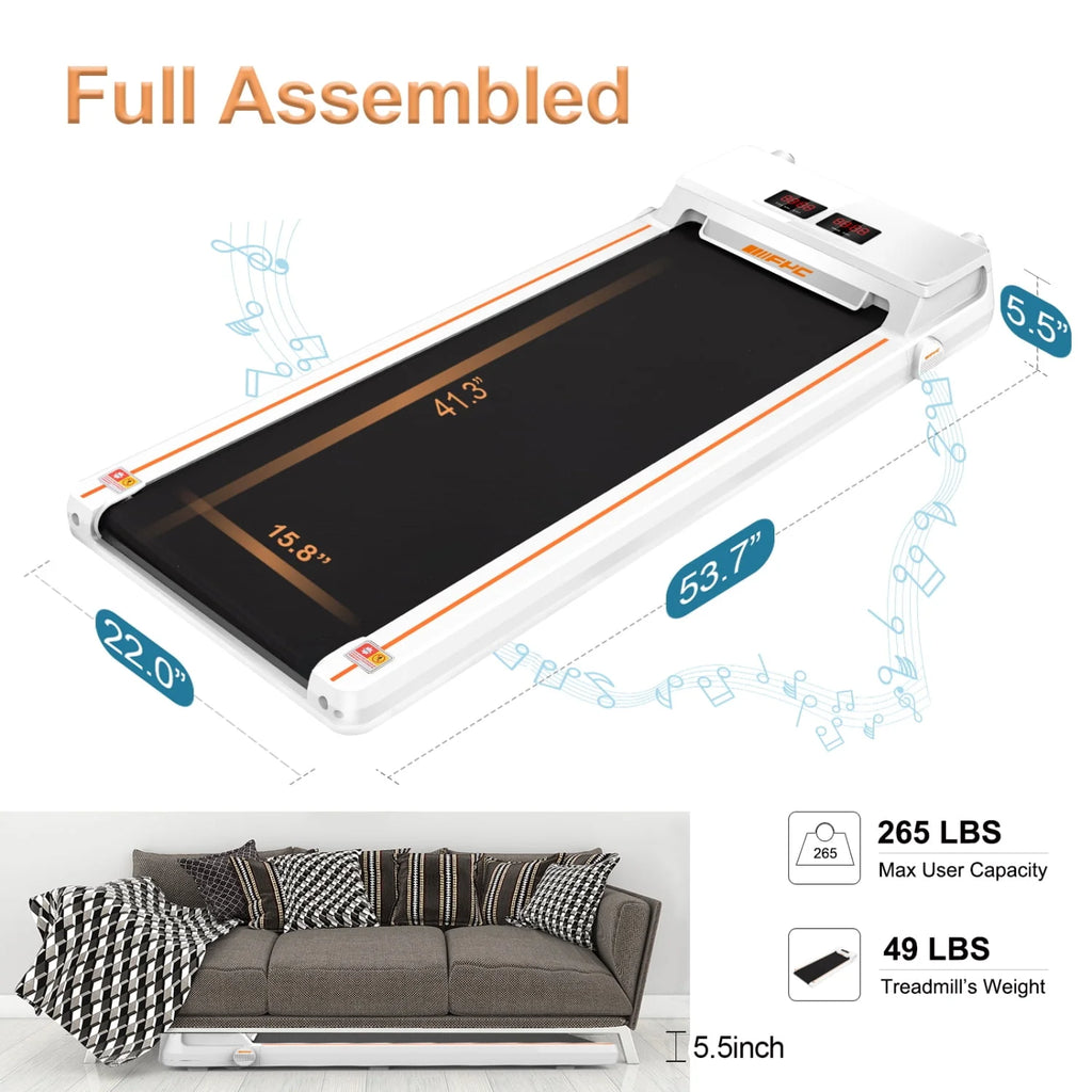 2.5HP Slim Electric Treadmill with LED Display N403