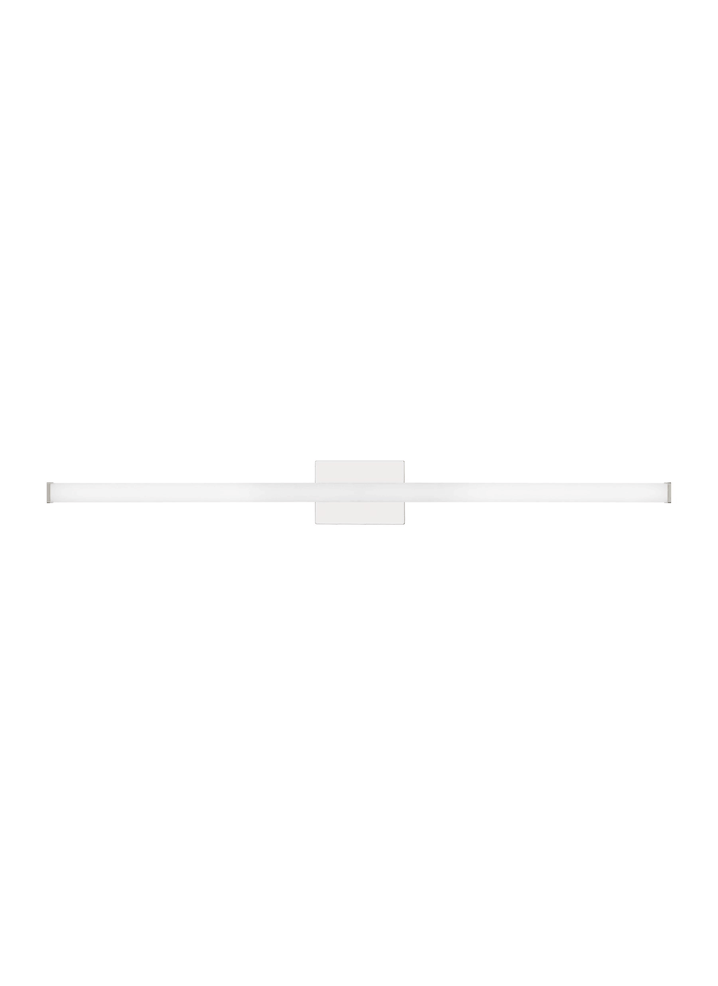 Satin Nickel Square 48 Bath Light O442484