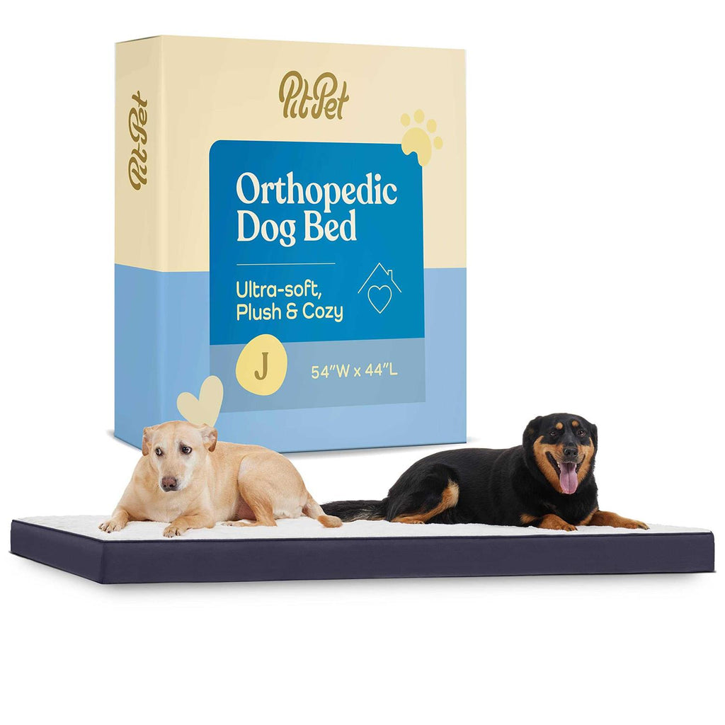 Orthopedic Large Dog Bed with Sherpa Top X776