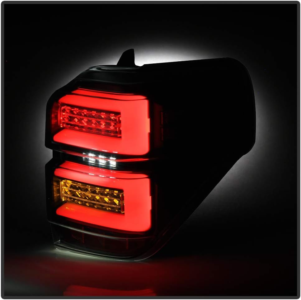 Black Housing Full LED Tube Tail Lights Q586