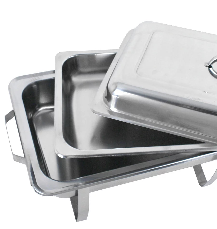 4 Pack 8QT Stainless Steel Chafing Dish Set K469