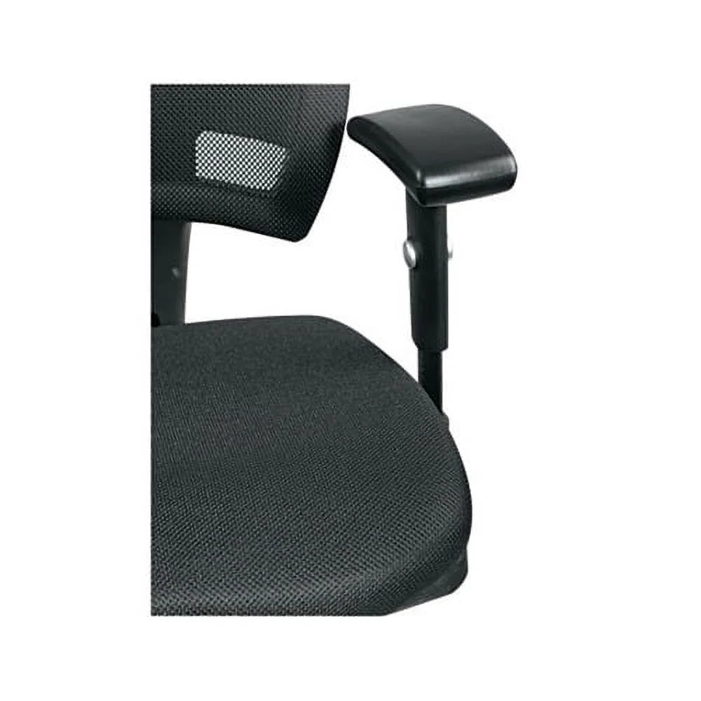 Black Fabric Mesh Chair A5897