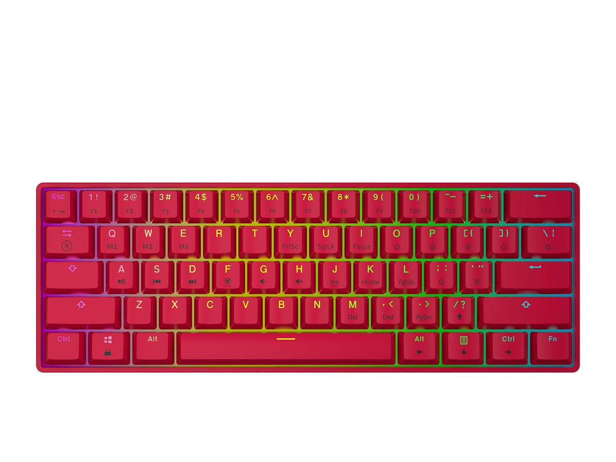 61 Keys Wired Mechanical Gaming Keyboard with RGB Backlit A3153