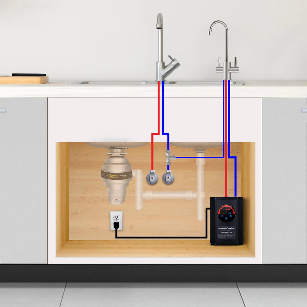 Chrome Single Handle Hot Water Dispenser X399086