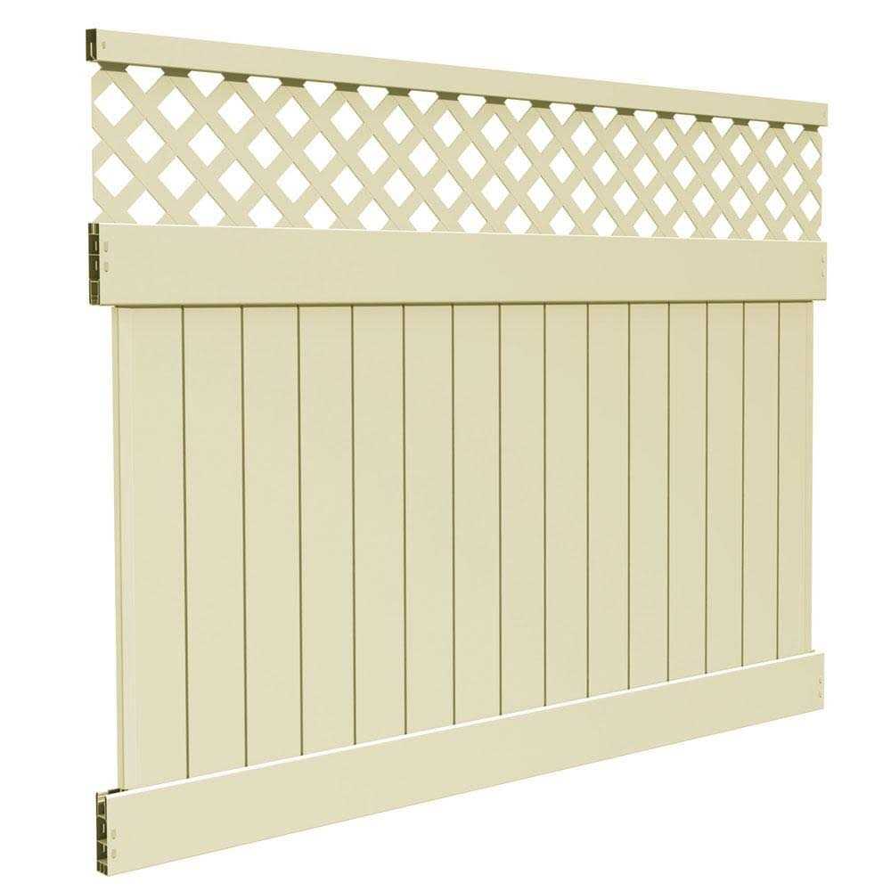 Vinyl Lattice Top Fence Panel N518237