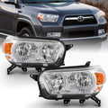 Chrome Housing Direct Replacement Headlights Pair Left+Right E97521