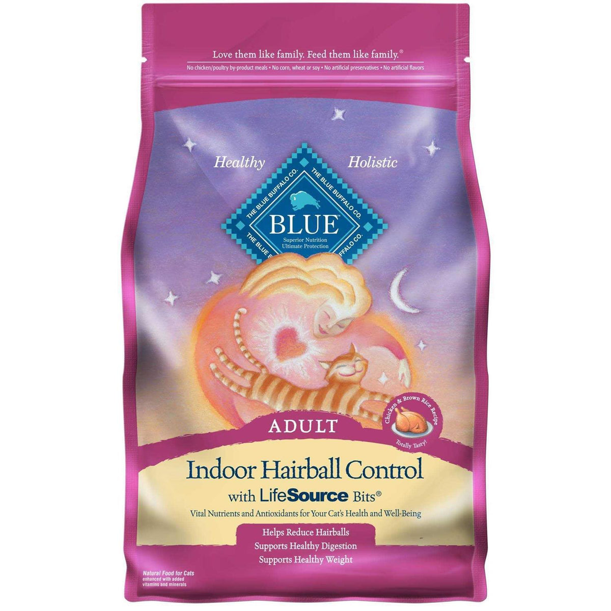 Blue Indoor Hairball Control Adult Dry Cat Food Q3413