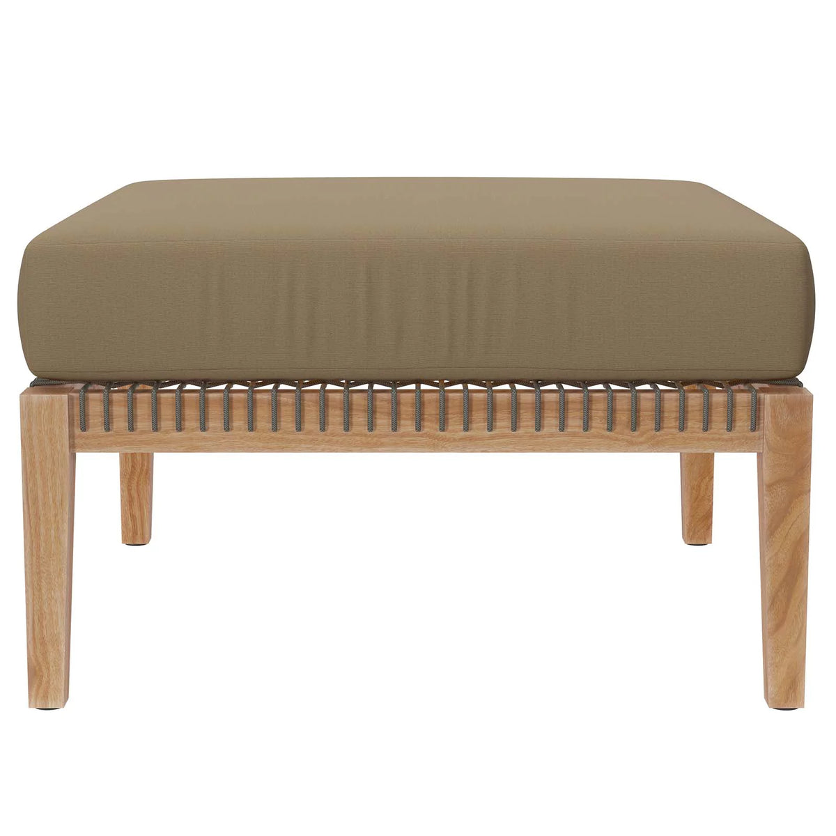 Teak Wood 4-Piece Sectional Sofa Y17220